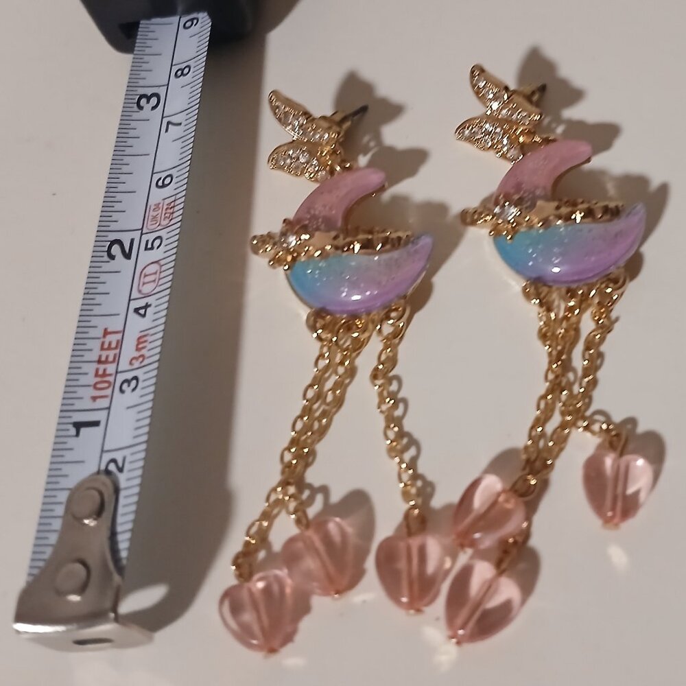 Unique Moon Earrings
